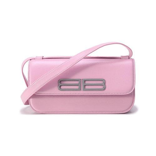 Balenciaga/巴黎世家 【22春夏新款】 女士GOSSIP系列牛皮革BB徽标手提单肩斜挎包腋下包小号S码 674693 2101Q 商品图0