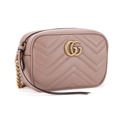 GUCCI/古驰 女士GG MARMONT系列牛皮迷你单肩斜挎包 448065 DTD1T 商品图6