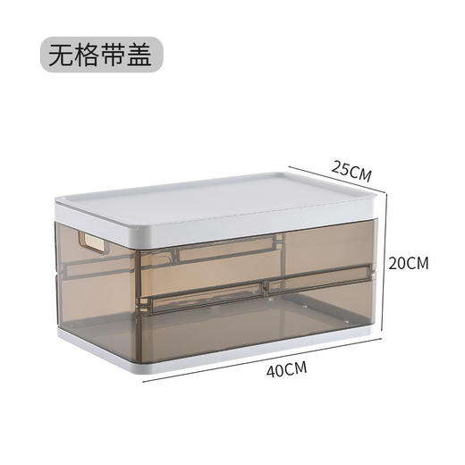 【优质PP材质】衣服裤子收纳盒分格衣物卧室折叠抽屉收纳箱牛仔裤分隔收纳整理箱-W仓 商品图5