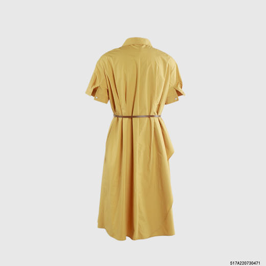 不对称荷叶边衬衣裙 商品图1