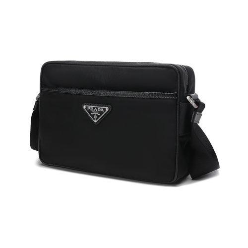 PRADA/普拉达【22春夏新款】 男士Re-Nylon再生尼龙单肩斜挎包 2VH048 2DMH 商品图1