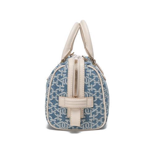 BALLY/巴利 【22春夏新款】 女士织物手提单肩斜挎包带小包迷你款 EVIN DMN 商品图2