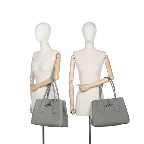 Longchamp/珑骧 女士ROSEAU系列牛皮手提单肩包 10060 HPN 商品图29