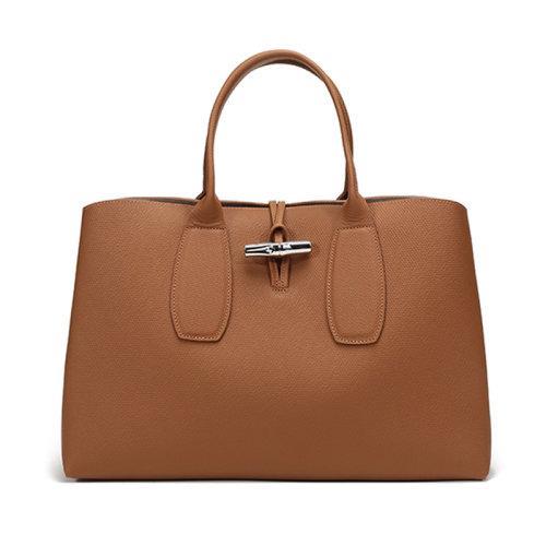 Longchamp/珑骧  女士ROSEAU系列大号牛皮手提包 10059 HPN 商品图15