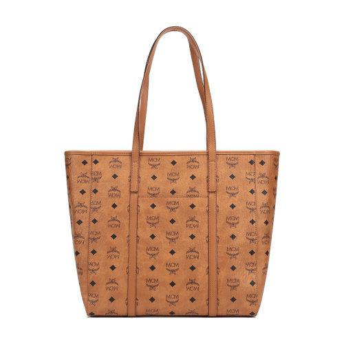 【国内现货】MCM/MCM 女士中号人造革/牛皮革ToniVisetos购物袋手提单肩包MWPAATN03 商品图3