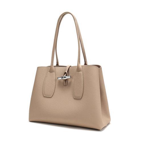 Longchamp/珑骧 女士ROSEAU系列牛皮手提单肩包 10060 HPN 商品图6