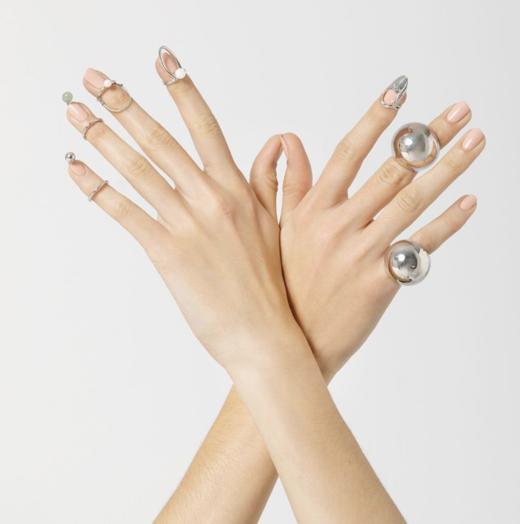 北京仓｜MAM-Nail-指尖戒指 4件套装（银色）［西班牙设计师］ 商品图2