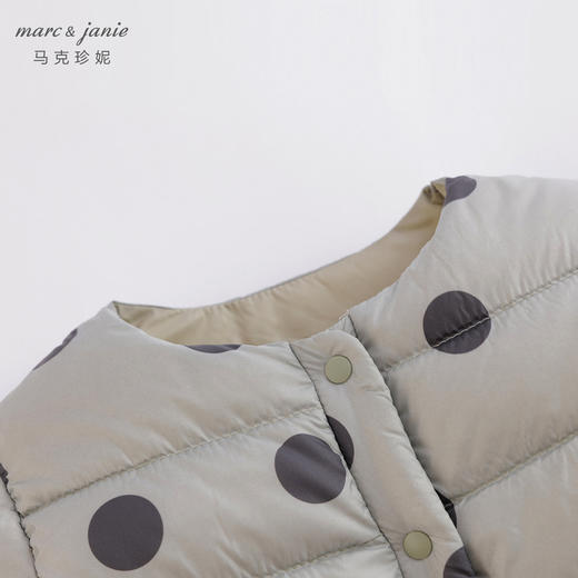 马克珍妮冬装新款 男女童超轻圆领羽绒服 儿童外套221715 商品图4