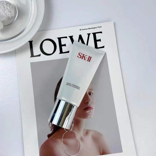 【低泡洁面  双重洁净】SK-II  sk2女士洁面洗面奶洗面膏120g清洁温和修护氨基酸清爽滋润sk2  保湿滋润　提亮肤色 商品图5