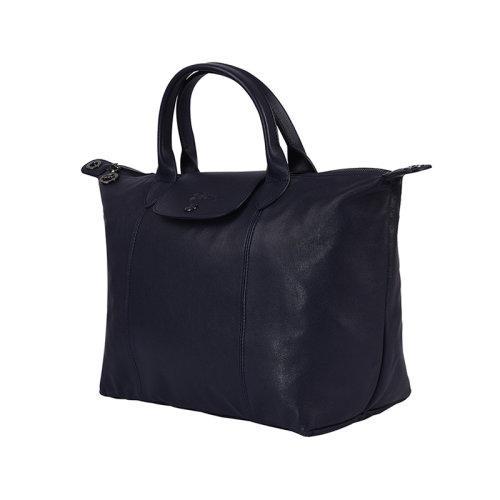 Longchamp/珑骧 女士LEPLIAGECUIR系列羊皮中号短柄可折叠手提单肩包 1515 757 商品图6