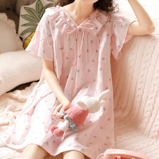 裁缝学苑AQ99 新款睡裙纸样女装短袖家居服大码睡衣裁剪衣服样板 商品图3