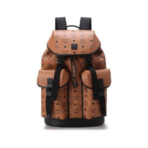 MCM【22春夏新款】 男士人造革/牛皮革Brandenburg Visetos手提双肩包背包老花图案中号 MMKCSBG02 商品图5