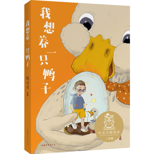 (仓发) 我想养一只鸭子（中文分级阅读K2，7-8岁适读，全彩大字）/山东文艺出版社/陈诗哥/9787532961528 商品图0