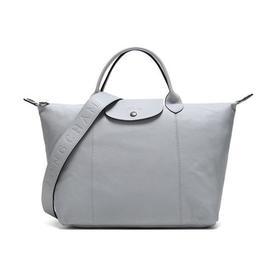 Longchamp/珑骧 女士LEPLIAGECUIR系列羊皮中号短柄可折叠手提单肩包 1515 757