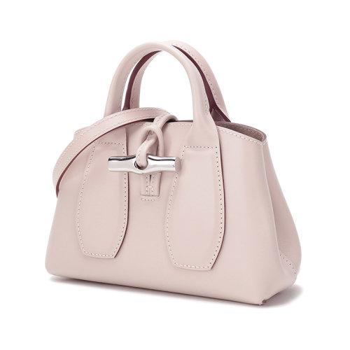 Longchamp/珑骧 士ROSEAU系列特小号皮质手提单肩斜挎包10057HSC 商品图11