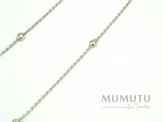 18K金 泡泡钻石项链 商品图1