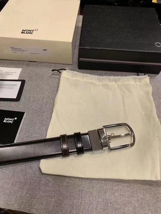 万宝家Montblanc男士商务多功能腰带，可旋转腰带，货号111080. 商品图2