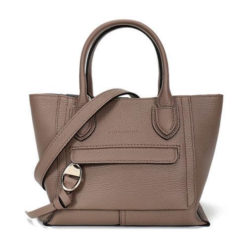 Longchamp/珑骧 女士MAILBOX系列小号牛皮手提单肩斜挎包褐10103HTA 商品图0