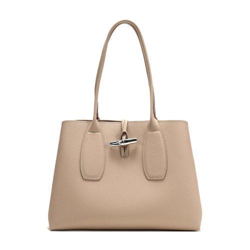 Longchamp/珑骧 女士ROSEAU系列牛皮手提单肩包 10060 HPN 商品图5