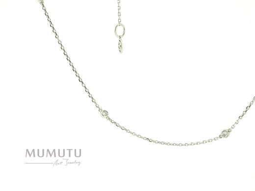 18K金 泡泡钻石项链 商品图4