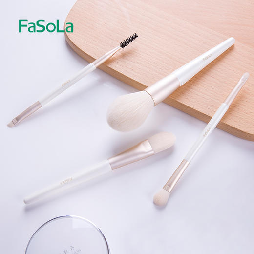FaSoLa化妆刷套装初学者全套好看少女眼影散粉眉刷化妆工具收纳包 商品图10