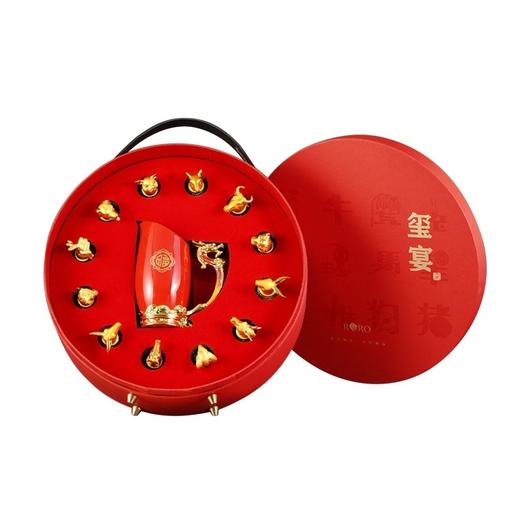 罗比罗丹十二生肖陶瓷摇酒器套装（中国红） 商品图0