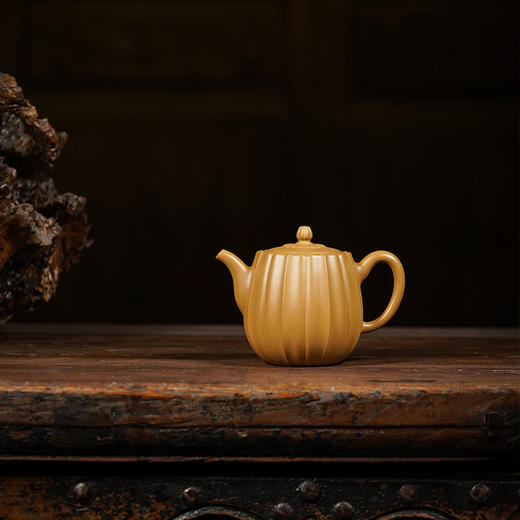 龙德堂陶艺 汤宣武《锦团花簇》原矿黄金段 280 cc 商品图0