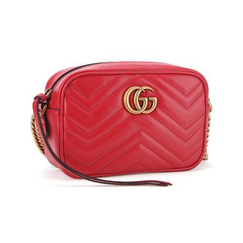 GUCCI/古驰 女士GG MARMONT系列牛皮迷你单肩斜挎包 448065 DTD1T 商品图11