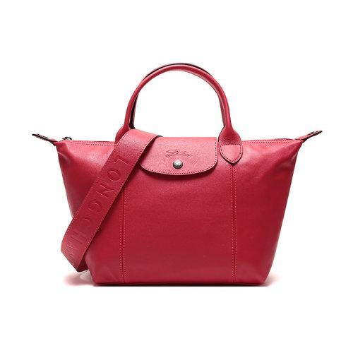 Longchamp/珑骧  女士LE PLIAGE CUIR系列羊皮短柄可折叠手提单肩包饺子包 1512 757 商品图25