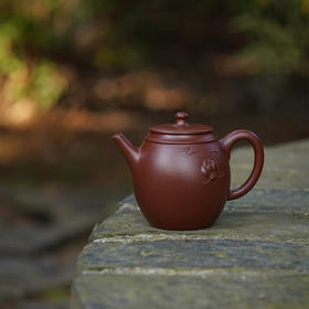 龙德堂陶艺 汤宣武《十二月花神·水佩风裳（六月荷花）》原矿紫泥 220cc