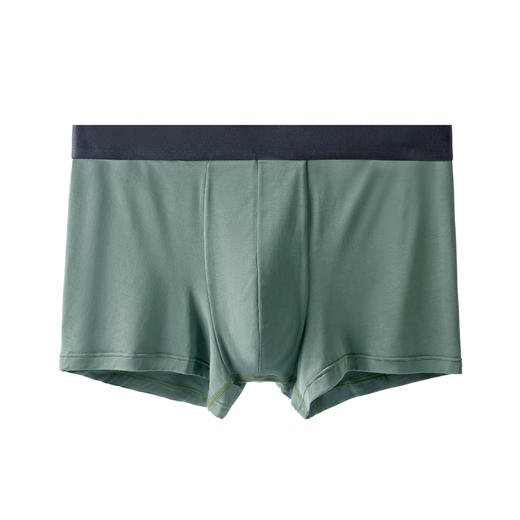 【男士莫代尔撞色】风格男士内裤日文包装莫代尔平角内裤男人内衣男生纯色 商品图2