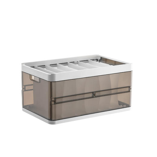 【优质PP材质】衣服裤子收纳盒分格衣物卧室折叠抽屉收纳箱牛仔裤分隔收纳整理箱-W仓 商品图4