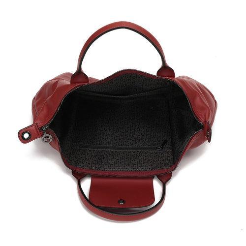 Longchamp/珑骧 女士LEPLIAGECUIR系列羊皮中号短柄可折叠手提单肩包 1515 757 商品图34