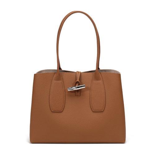 Longchamp/珑骧 女士ROSEAU系列牛皮手提单肩包 10060 HPN 商品图15