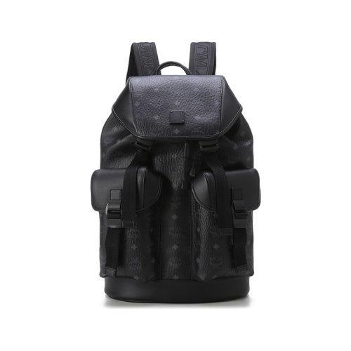 MCM【22春夏新款】 男士人造革/牛皮革Brandenburg Visetos手提双肩包背包老花图案中号 MMKCSBG02 商品图0