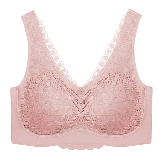 【会员价】I‘d爱帝女士无痕无钢圈背心式文胸蕾丝内衣 商品图5