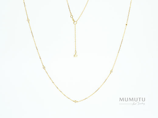 18K金 泡泡钻石项链 商品图6