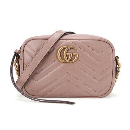 GUCCI/古驰 女士GG MARMONT系列牛皮迷你单肩斜挎包 448065 DTD1T 商品图5