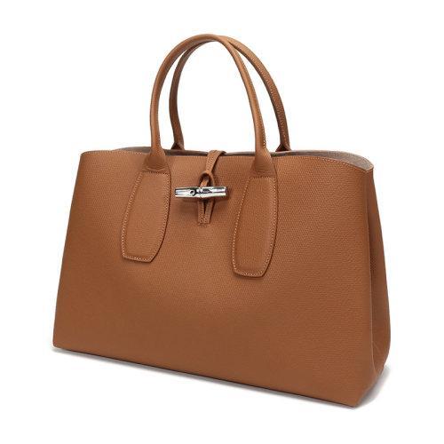 Longchamp/珑骧  女士ROSEAU系列大号牛皮手提包 10059 HPN 商品图16