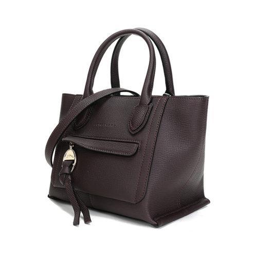 Longchamp/珑骧 女士MAILBOX系列小号牛皮手提单肩斜挎包褐10103HTA 商品图26