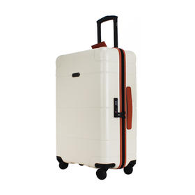 瑞典大牌皮框皮把手商务质感旅行箱19/24/28寸男女拉杆箱9675