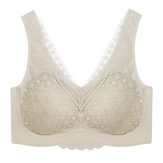 【会员价】I‘d爱帝女士无痕无钢圈背心式文胸蕾丝内衣 商品图4