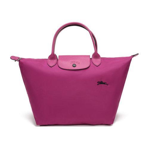 Longchamp/珑骧  女士LEPLIAGECLUB系列中号织物短柄可折叠手提包饺子包1623619 商品图25