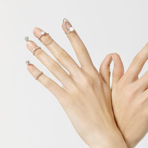 北京仓｜MAM-Nail-指尖戒指 4件套装（银色）［西班牙设计师］ 商品图0