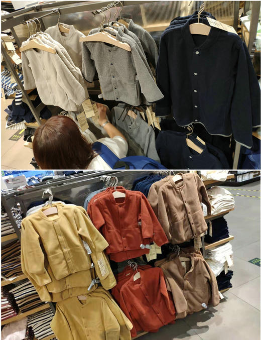 【摇粒绒儿童夹克】儿童春秋外套摇粒绒卫衣家居服纯色男女同款儿童夹克 商品图13