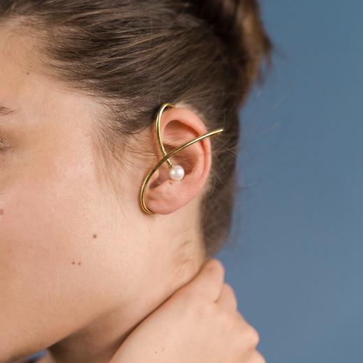 北京仓｜MAM-Pearl-珍珠 耳挂（左耳单只）［西班牙设计师］ 商品图3