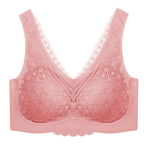 【会员价】I‘d爱帝女士无痕无钢圈背心式文胸蕾丝内衣 商品图3