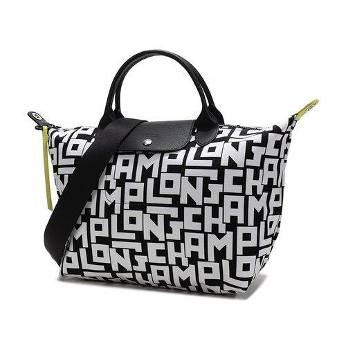 Longchamp/珑骧 女士LE PLIAGE系列织物中号手提单肩包 1515 412 商品图1