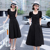 时尚气质，优雅提花两件套裙HR-SNX2530 商品缩略图1