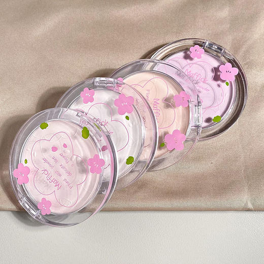 MAFFICK花颜雾感粉饼保湿控油持久定妆干湿两用提亮哑光纯欲散粉 商品图1